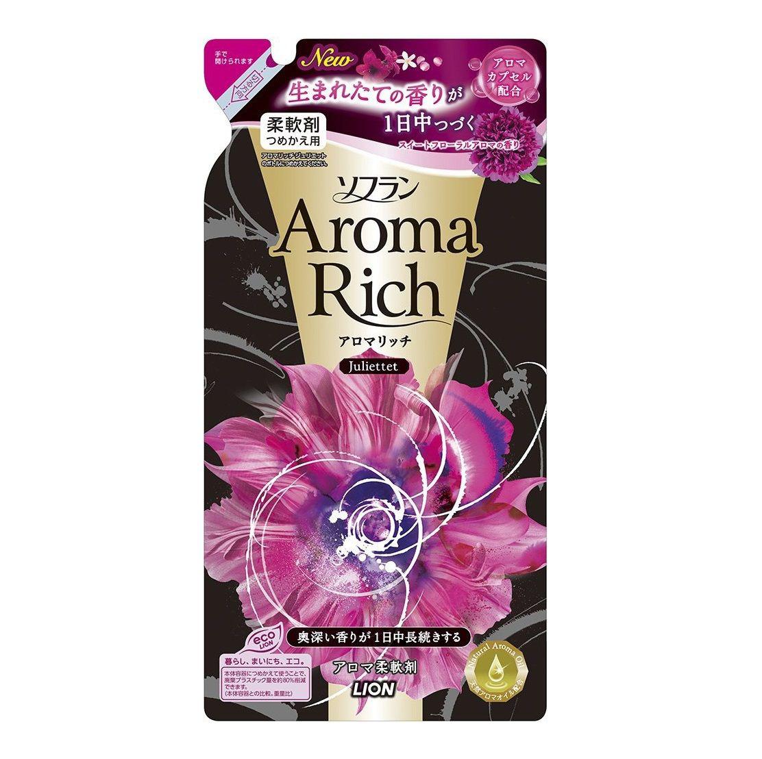 Кондиціонер для білизни з багатим ароматом натуральних масел Lion Aroma Rich Juliette 450 мл (231653)