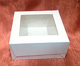 Коробка для тістечок із віконцем 130*130*60, фото 2