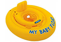 Надувний плавальний круг (пліт) Intex (Интекс) для дітей (56585), Intex Плотик-ходунки d 70 см, від 6 місяців, фото 2