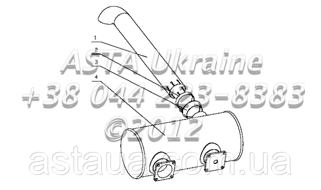 Глушник у зборі 1640H-1201000