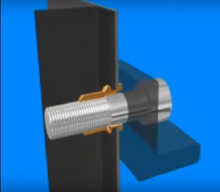 Гайка клепальная - установка 6 Гайка клепальная купити