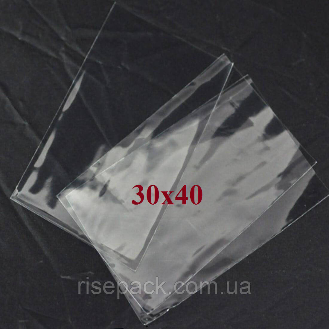 Пакети пп 30х40 см прозорі уп./100 шт.