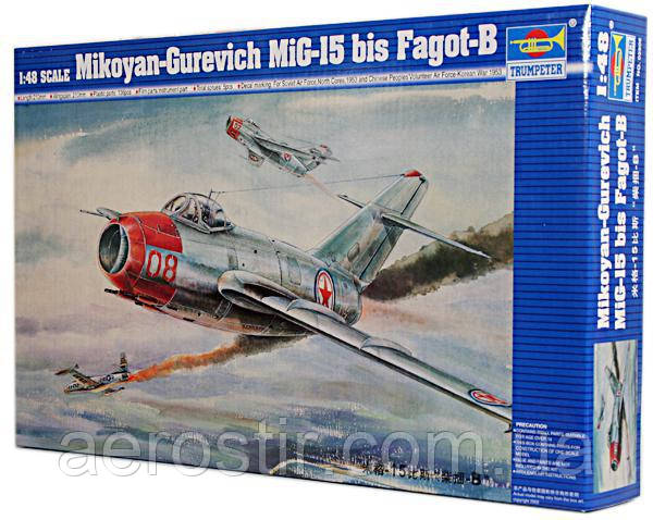 Mikoyan-Gurevich MiG-15 bis Fagot-B 1/48 Trumpeter 02806