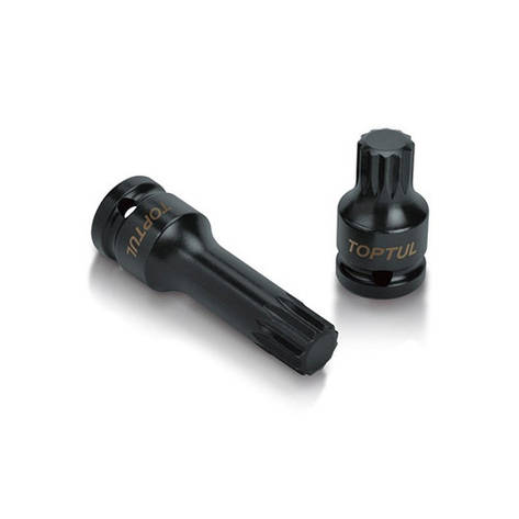 Голівка ударна SPLINE М14 L77mm 1/2" TOPTUL KADB1614L, фото 2