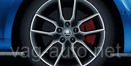 Диск легкосплавний 7.5Jx18" GEMINI антрацит - Skoda Octavia A7