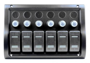 Панель на 6 перемикача (1 під сигнал), фото 1