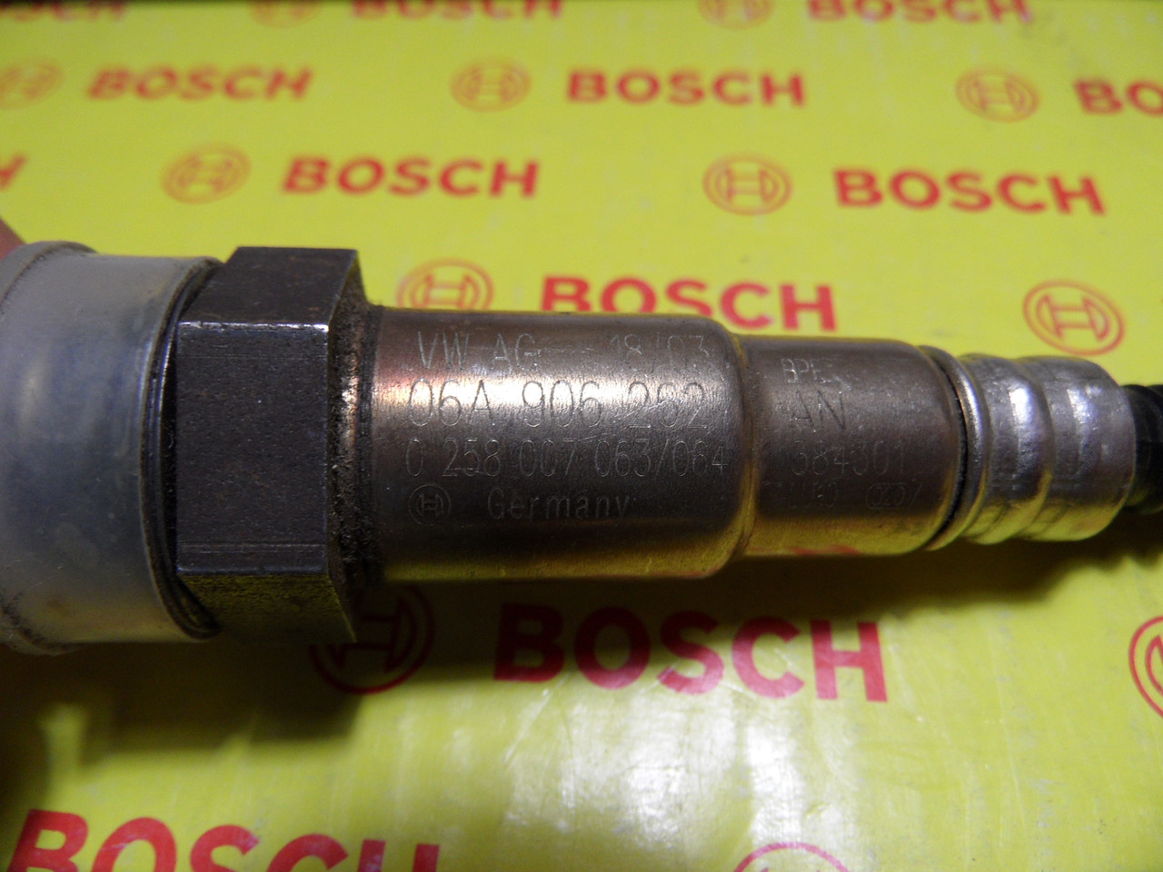 Лямбда-зонди Bosch 06A906262AN, 0258007063, 0258 007 063, оригінал VW