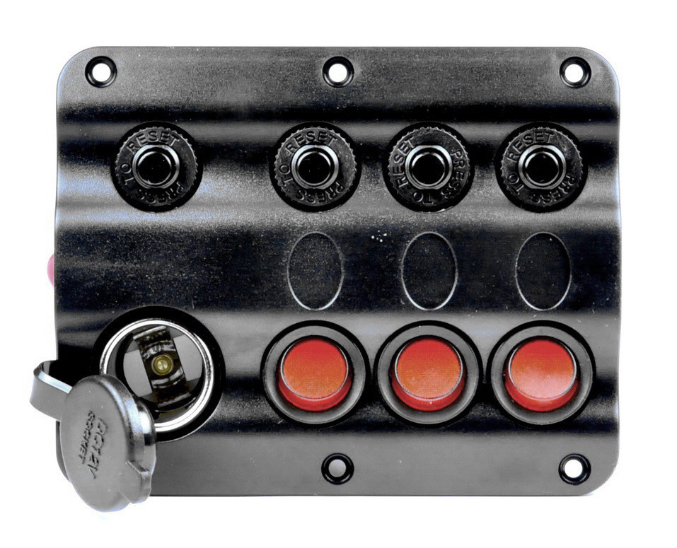 Панель на 3 перемикача + прикурювач, фото 1