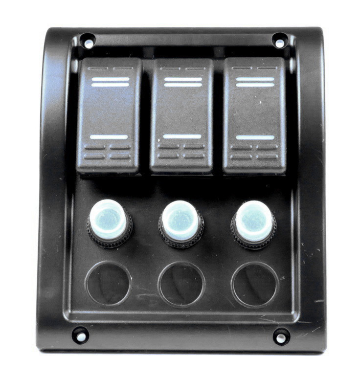 Панель на 3 перемикача Тайвань, фото 1