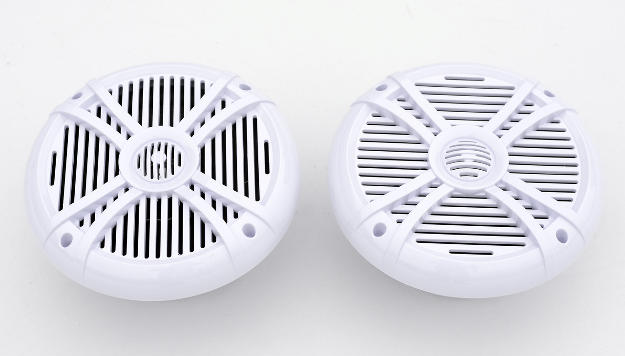 Пара 2-х смугових морських динаміків білі, фото 1