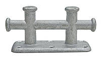 Причальний кнехт подвійний оцинкований 235х90мм