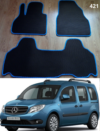 Килимки ЄВА в салон Mercedes Citan '13-, фото 2