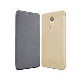 Nillkin Xiaomi Redmi 5 Plus/NOTE 5 - Sparkle Leather Case Grey Чохол Книжка, фото 5
