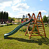 Гірка дитяча пластикова спуск завдовжки 3 м.KBT Бельгія колір антрацит, фото 4