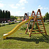 Дитяча гірка пластикова, спуск 2,2 метра KBT Бельгія. Колір жовтий., фото 5