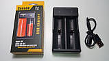 Зарядний пристрій Canadd F2, (2x18650, Li-Ion, USB) (2 канали по 1A), фото 7