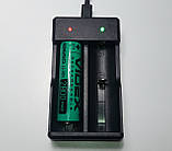 Зарядний пристрій Canadd F2, (2x18650, Li-Ion, USB) (2 канали по 1A), фото 3
