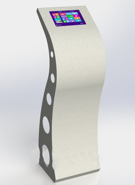 Підлогова інформаційна стійка для планшета, фото 1