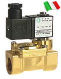 Електромагнітний клапан для води 21WA3R0B130 (ODE, Italy), G3/8, фото 2