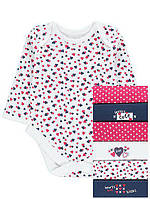 Гарний бодик із довгим рукавом George, 3-6 міс, поштучно!