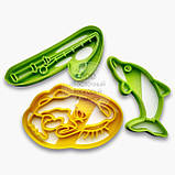 3D-форми для пряників — Вирубка-відбиток "Олівець No1" 10 см, фото 2