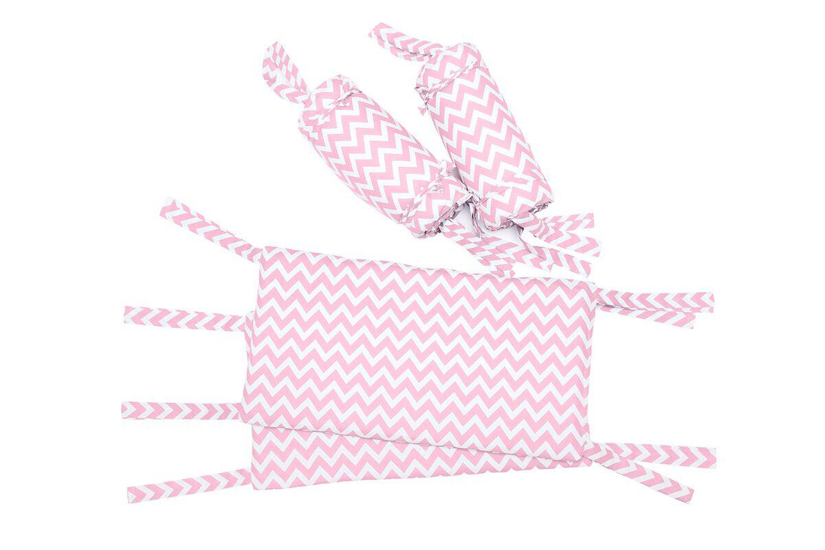 Захисні бортики в ліжечко GoforKid Pink Full (1330-204-993-1)