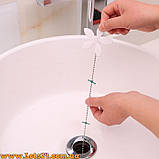 Ланцюжок для чищення труб від засмічень фільтр стока мийок раковини ванної душу, фото 9