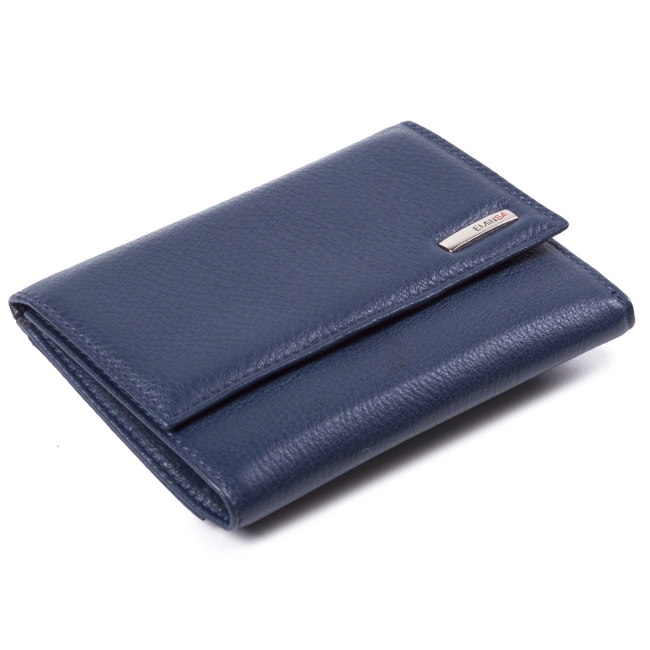Жіночий гаманець шкіряний синій Eminsa 2067-12-19