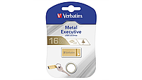 Флеш-драйв VERBATIM Metal Executive Gold 16 Gb