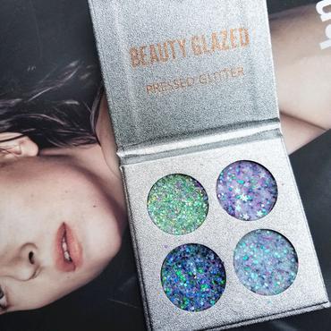 Beauty Glazed pressed glitter 4 кольори