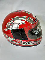 Шлем для скутера Safe Helmet красный TMMP размер L(59-60)
