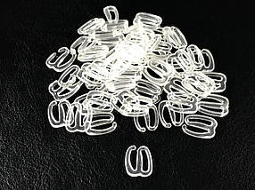 Гачок на бретелі 10 мм прозорий