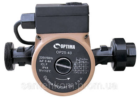 Насос циркуляційний Optima OP25 / 60 180мм Польща, фото 1