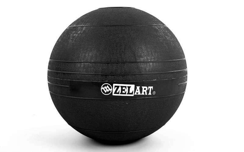 Мяч медицинский (слэмбол) Slam Ball 5165-10: вес 10кг, диаметр 23см - фото 2 - id-p695322539