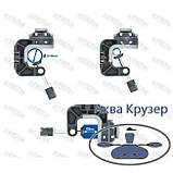Фастен Борика FMkG2 Два замока і монтажна майданчик-струбцина на транець човна, колір сірий, фото 2