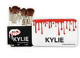 Професійний набір кистей для макіяжу Kylie Jenner Make-up brush set 12 шт, фото 3