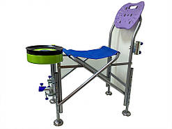 Стілець рибальський зі спинкою та тримачем для вудок SF23829