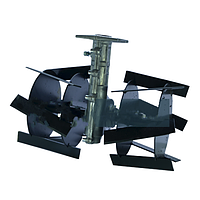 Насадка-культуриватор для мотокоси (поривання ґрунту, штанга 28 мм, 9 шліців)