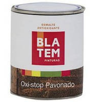 Фарба антикор для іржі ОКСІ-СТОП Сіра Сталь з ефектом кування (4 л)