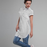 Жіночий  медичний  халат  "Белла" батист