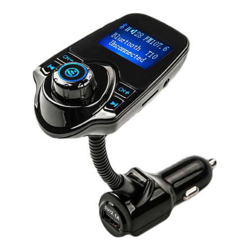 FM трансмітер модулятор авто MP3 Bluetooth T10  