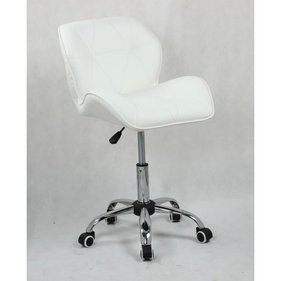 Перукарське крісло на пневматиці Bazkar HC111K білий, фото 1