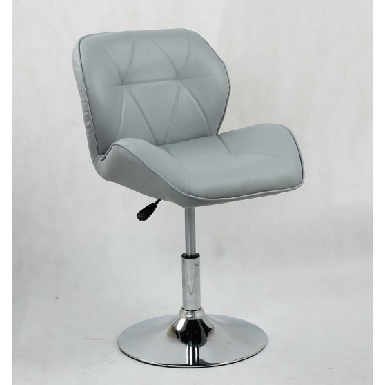 Перукарське крісло на пневматиці Bazkar HC111N сірий
