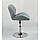 Перукарське крісло на пневматиці Bazkar HC111N сірий, фото 2