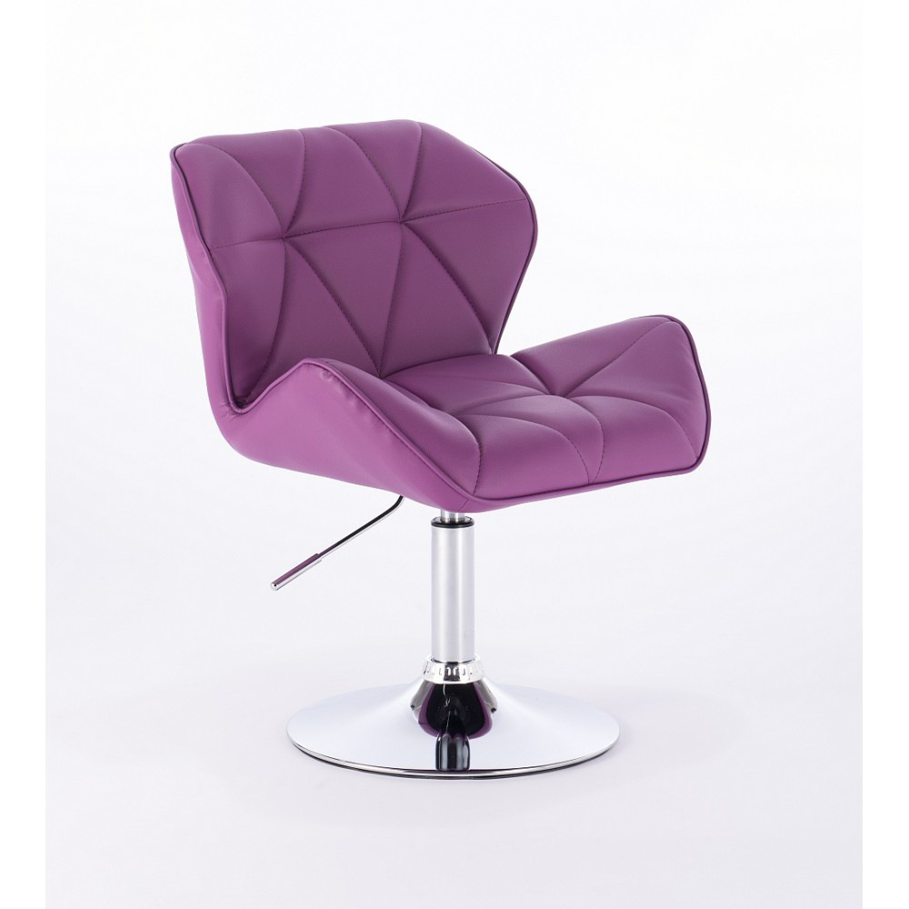 Перукарське крісло на пневматиці Bazkar HC111N новий дизайн фіолетовий