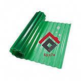 Армований гофрований шифер 2х20 м (зелений), фото 5