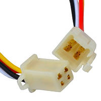 Роз'єм автомагнітоли 4-х контактний, з кабелем