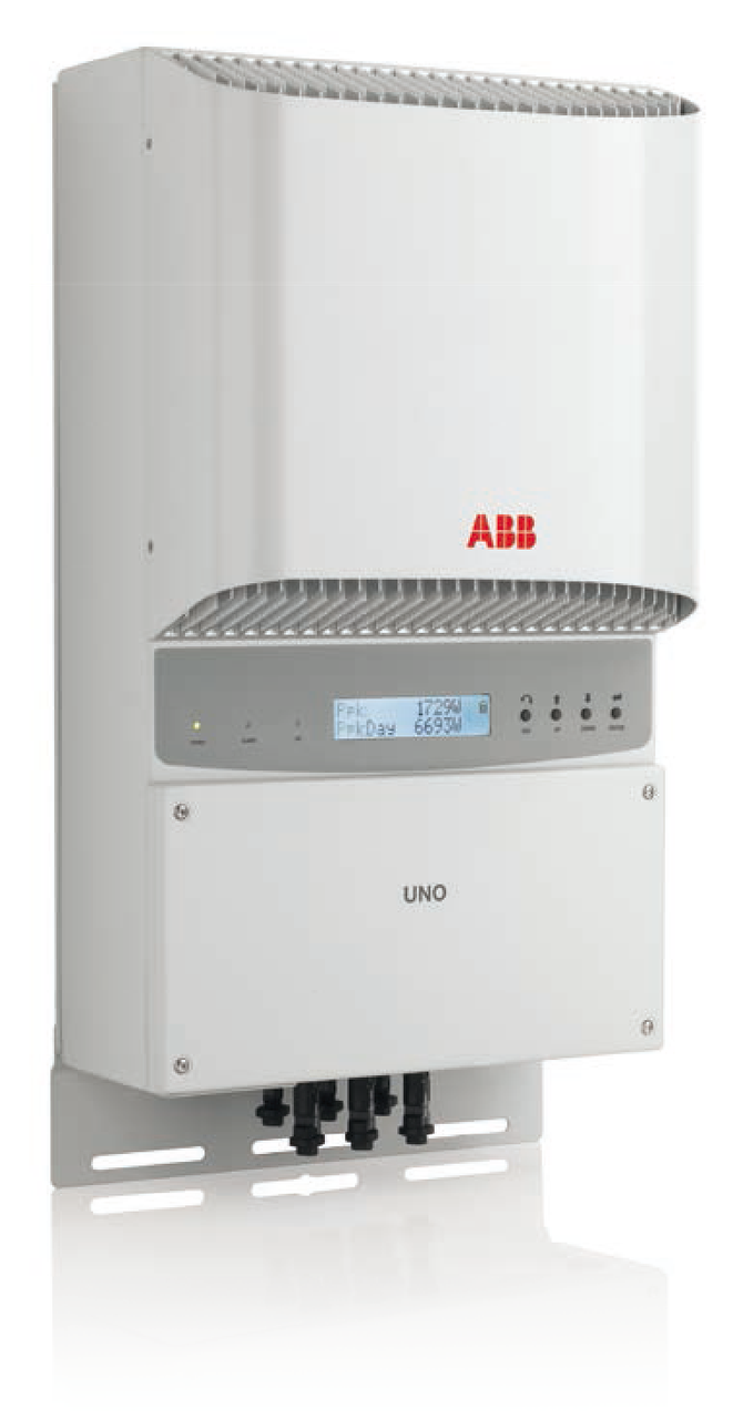 Инвертоp ABB UNO-4,2-TL-OUTD (4,2 кВт, 1 фаза /1 трекер) - фото 1 - id-p695418321