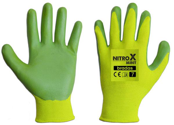 Перчатки защитные NITROX MINT нитрил, размер 8, RWNM8