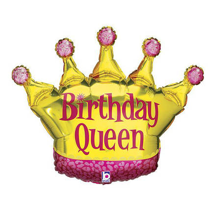 Фольгована корона Birthday Queen, фото 2